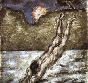 Paul Cezanne Femme piquant une tete dans i eau Sweden oil painting artist